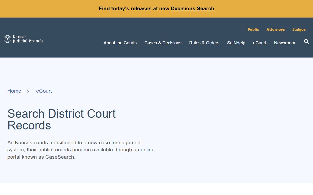 Wabaunsee County court records Kansas district court records overview
